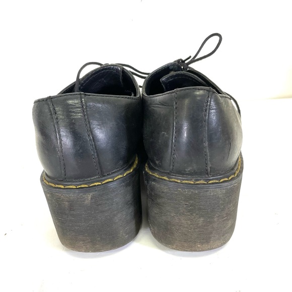 dr marten shriver low black leather shoes size 8 - Picture 6 of 7